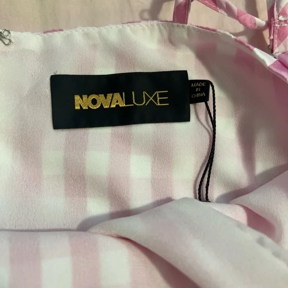 Barbie movie inspired costume Pink and White Buttoned A-Line Sundress - Picture 2 of 5